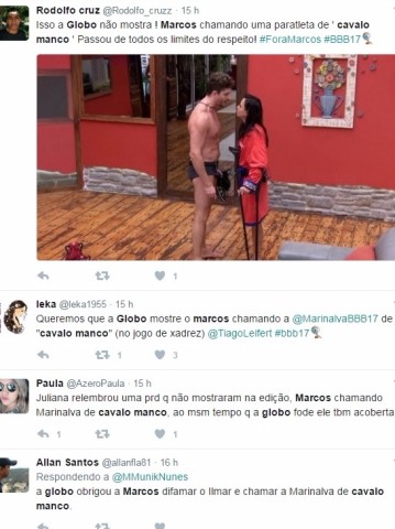 Internautas criticam a Globo por não exibir o episódio
