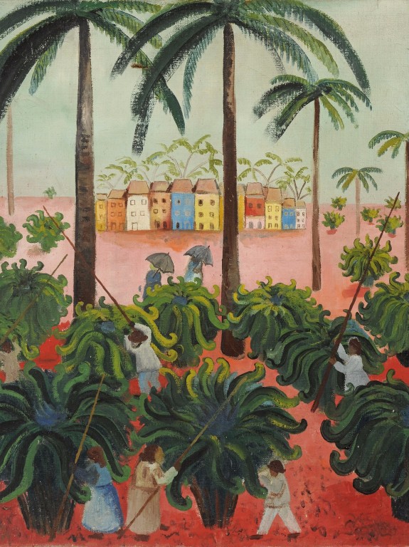 A tela “Escola” (1920) é um dos 125 trabalhos expostos na mostra de Cícero Dias