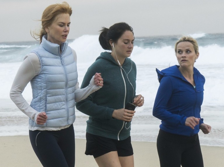 Nicole Kidman, Shailene Woodley e Reese Whiterspoon em cena de 'Big Little Lies'