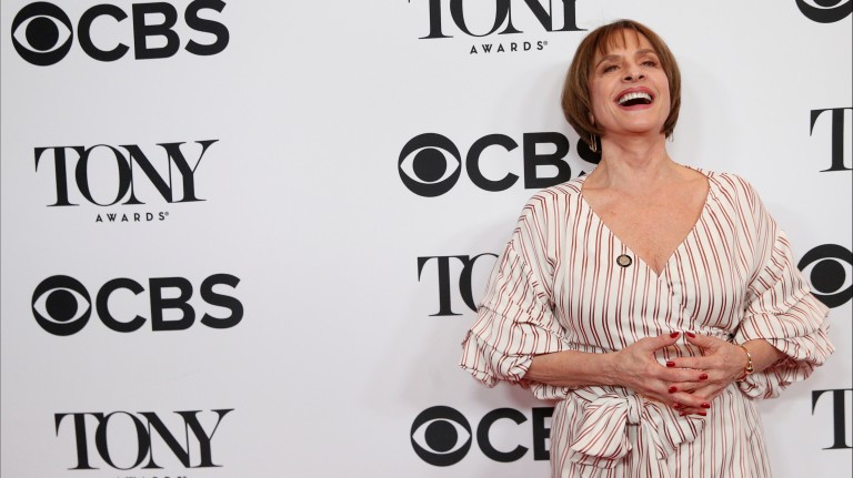 Actor Patti LuPone arrives for the 2017 Tony Awards Meet The Nominees Press Reception in New York