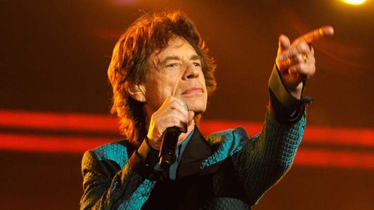 O cantor americano Mick Jagger