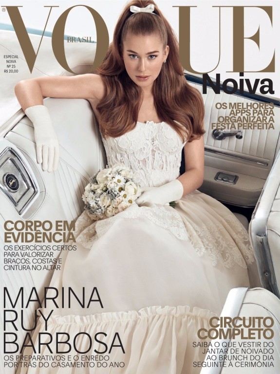 Marina Ruy Barbosa na capa da 'Vogue Noivas'