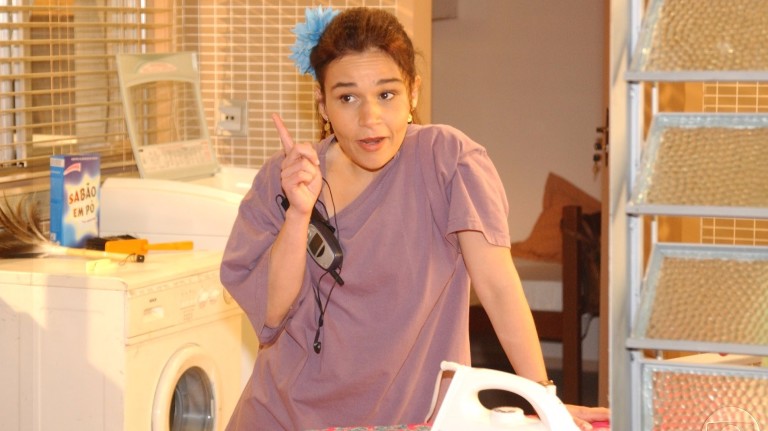 Claudia Rodrigues na época da série 'A Diarista'