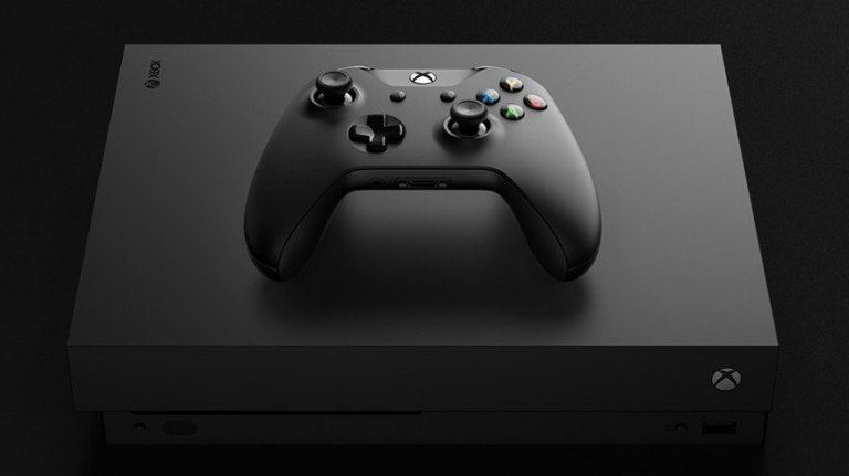 O novo console da Microsoft, o Xbox One X