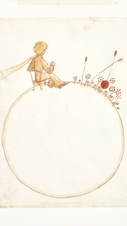 Ilustração de "O Pequeno Príncipe"