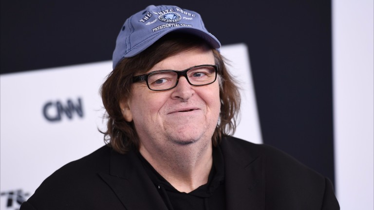 O cineasta americano Michael Moore 