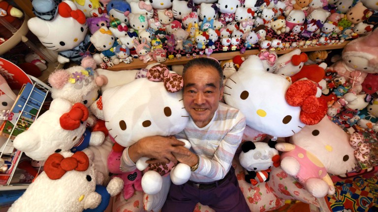 Masao Gunji tem a maior coleção de Hello Kitty