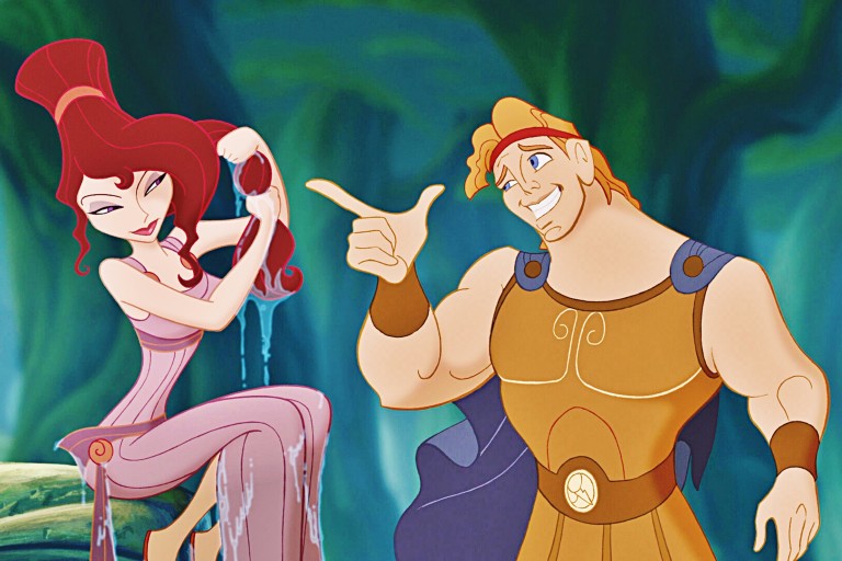 Cena da animação da Disney, 'Hércules' (1997)