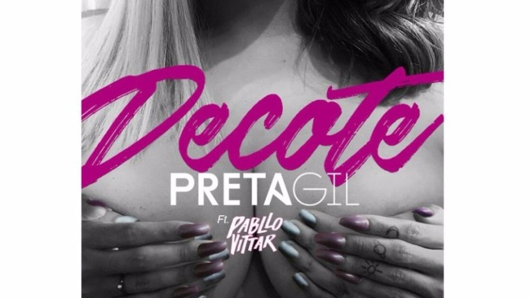 Capa do single "Decote", parceria da cantora Preta Gil com Pabllo Vittar