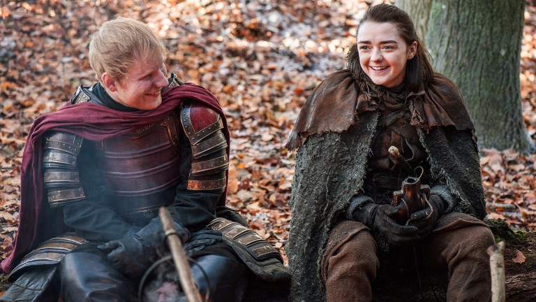 O cantor Ed Sheeran faz uma participação especial em "Game of Thrones" 