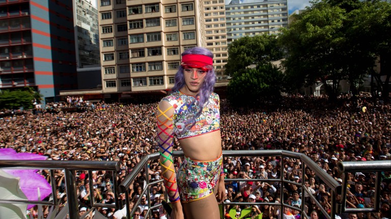 Pabllo Vittar participa da 21ª Parada do Orgulho LGBT de São Paulo