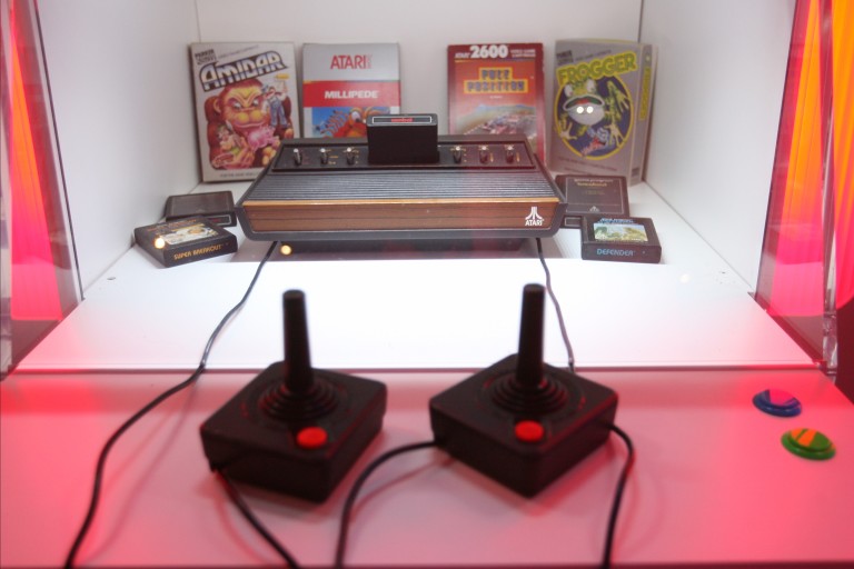 Videogame da Atari, empresa que ajudou a popularizar os jogos eletrônicos