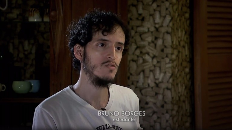 O jovem Bruno Borges, que reapareceu em Rio Branco (AC) depois de quase cinco meses