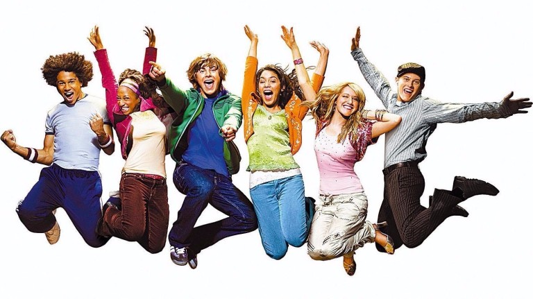O elenco de 'High School Musical', sucesso do Disney Channel lançado em 2006