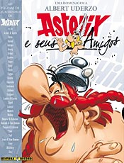 Homenagem na qual 34 desenhistas reimaginam o universo de Asterix.
