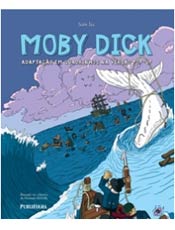 Adaptao em quadrinhos do clssico Moby Dick na verso pop-up