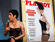 Fernanda Young diz ser a nica coelhinha da histria da "Playboy" com romances publicados