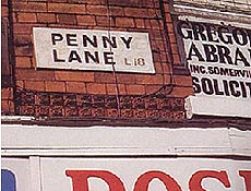 A banda garantiu que Penny Lane se tornasse um dos nomes de rua mais famosos da Inglaterra