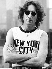 O beatle John Lennon, maior dolo do autor Jerry LEvitan, de "Eu Conheci Lennon"