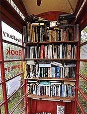 Westbury Book Exchange atrai leitores em Somerset, na Inglaterra