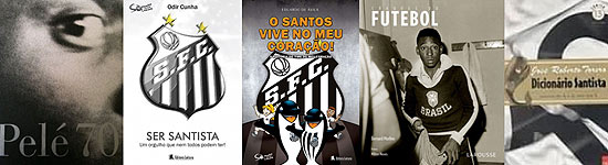 Livros exaltam a carreira de Pel, destacam as principais conquistas do Santos e celebram a histria do clube