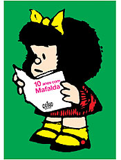 Coletânea relembra os 10 anos de Mafalda, dividida em 13 temas