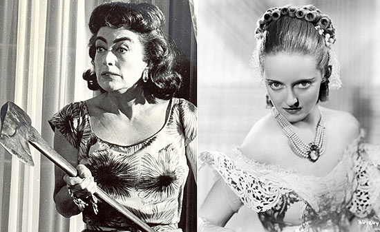 Arquticos malignos: cena clssica de Joan Crawford em "Almas Mortas" (1964) e Bette Davis em "Jezebel" (1938), que lhe rendeu seu 2 Oscar.