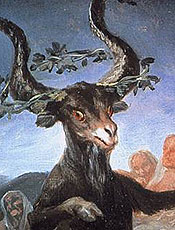 Detalhe do quadro pintado por Francisco Goya (1746-1828)