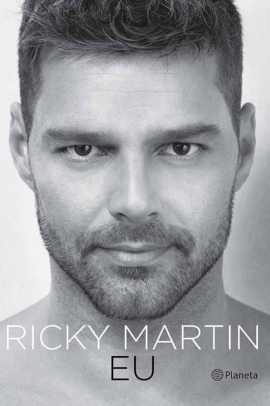 Capa do livro que Ricky Martin est lanando sobre sua vida