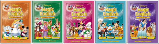 Os personagens mais queridos da Disney ensinam inglês para as crianças na coleção "Disney Magic English"