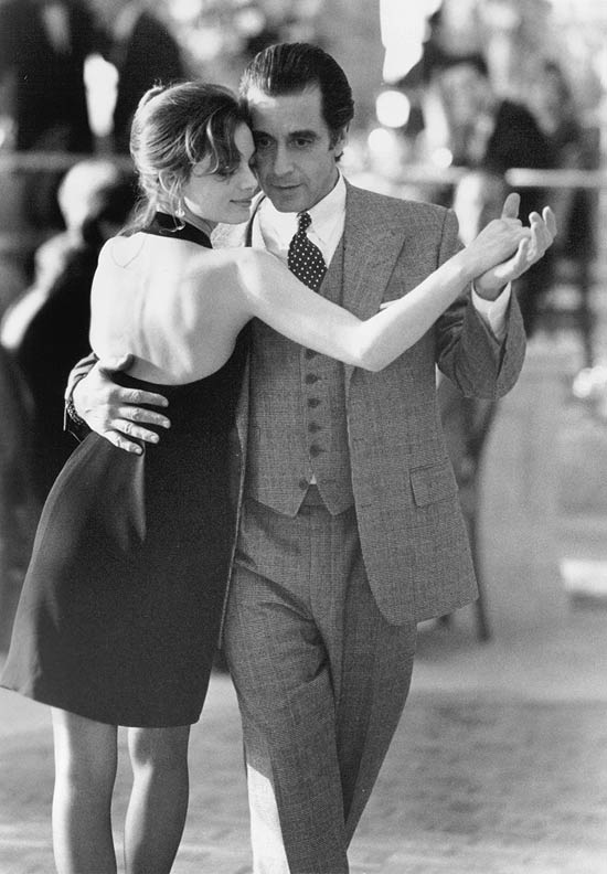 Al Pacino na clássica cena do tango em "Perfume de Mulher"