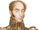 Simón Bolívar, libertador nascido na Venezuela 