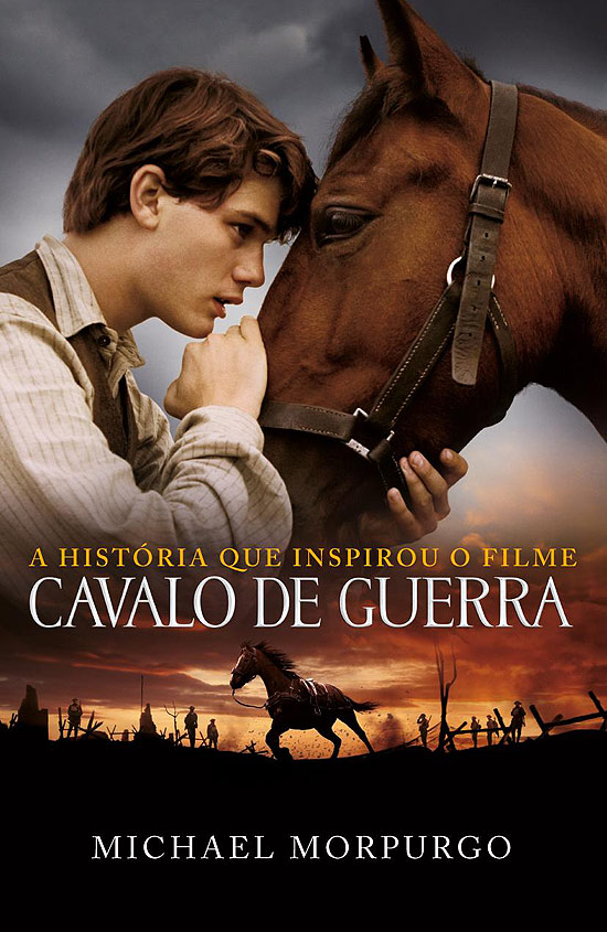 Nova capa do livro "Cavalo de Guerra", de Michael Morpurgo, traz cenas da adaptação cinematográfica de Spielberg