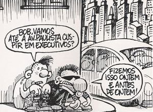 Folha de S.Paulo - Livraria da Folha - Quadrinhos na Cia. anuncia  publicação de 'Todo Bob Cuspe' - 26/08/2014