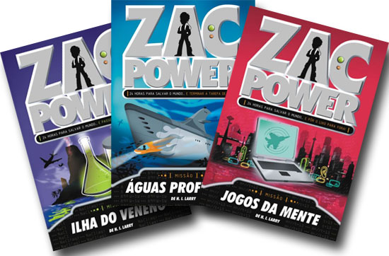 Zac Power 1: Ilha do Veneno, Zac Power 2: guas Profundas e Zac Power 3: Jogos da Mente