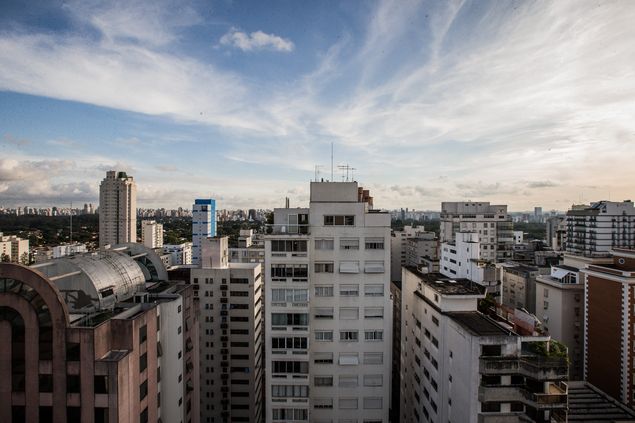 Edifcios na zona oeste de So Paulo