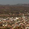 A cidade de Barro Alto, em Goiás, vista do alto