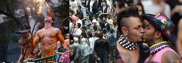 Chuva não afastou público das ruas durante a Parada Gay; veja imagens