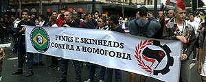 Grupo punk participa da Parada Gay (Cristina Moreno de Castro/Folhapress)