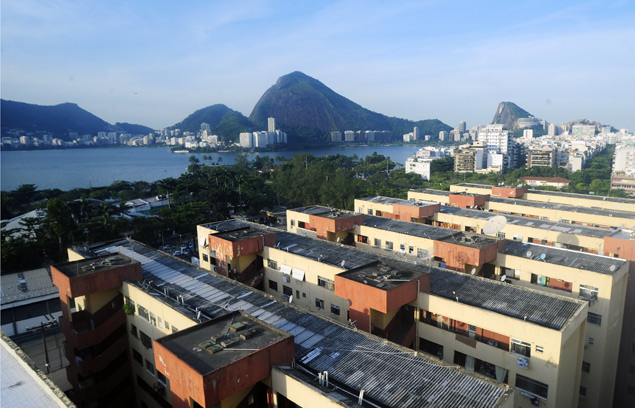 Vista da Cruzada São Sebastião, conjunto habitacional situado no Leblon, zona sul do Rio