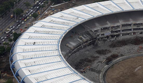 Maracanã passa por reforma para receber os jogos da Copa-2014