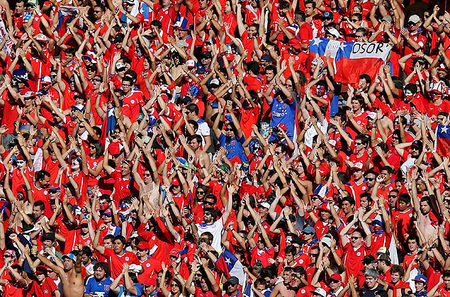 Torcida chilena foi a que teve pior comportamento durante as eliminatórias para a Copa do Mundo