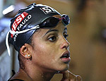 A nadadora Etiene Medeiros