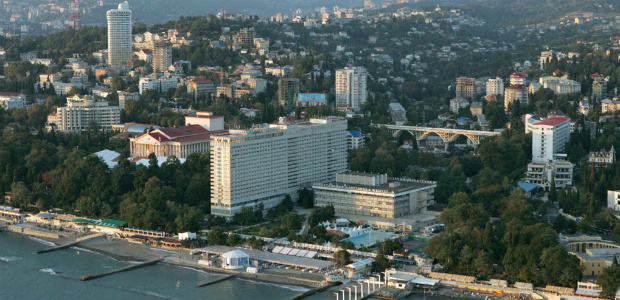 Aerial view of Sochi Foto: Wikipedia cidade ***DIREITOS RESERVADOS. NÃO PUBLICAR SEM AUTORIZAÇÃO DO DETENTOR DOS DIREITOS AUTORAIS E DE IMAGEM***