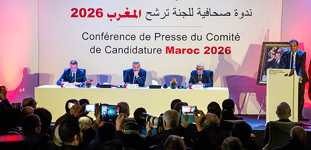 Dirigentes do Marrocos apresentam candidatura do país africano à sede da Copa do Mundo de 2026