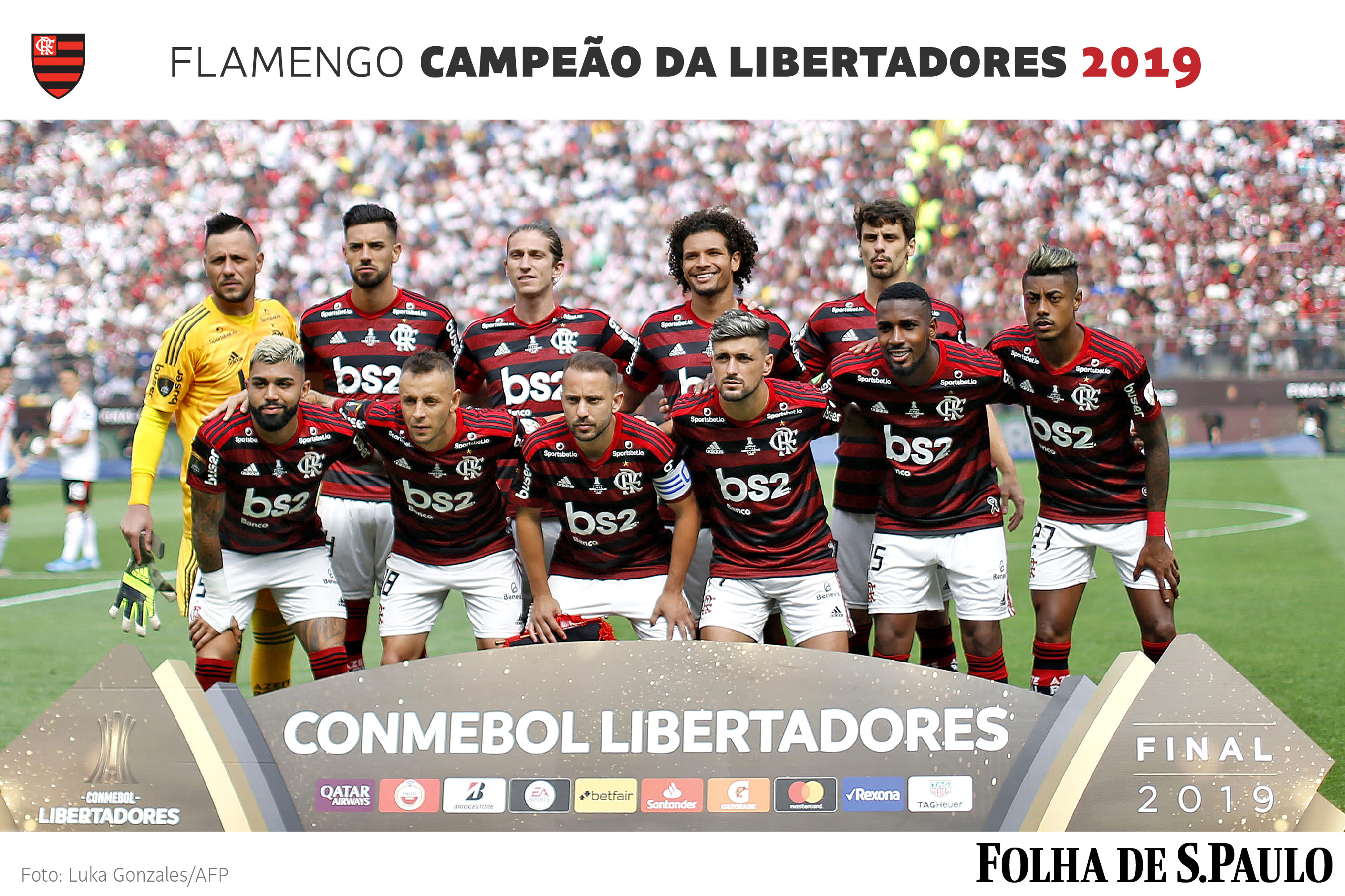 Store Pessimistic cleaner Baixe pôster do Flamengo campeão da Copa Libertadores 2019 - 23/11/2019 -  Esporte - Folha