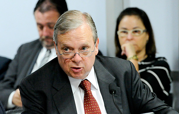 O presidente interino do PSDB, senador Tasso Jereissati (CE), em Brasília