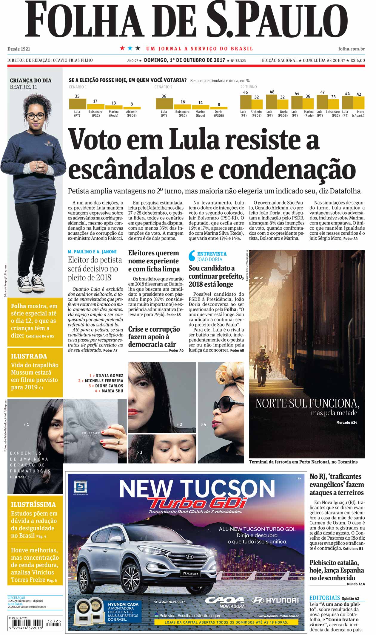 Capa Folha de S.Paulo Edi��o Nacional
