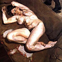 Quadro "Nake Portrait with Reflection", do pintor Lucien Freud, será leiloado