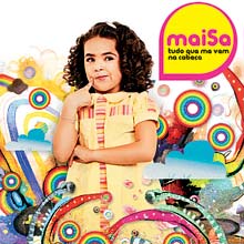 Capa do disco "Tudo Que Me Vem na Cabeça", da menina Maisa